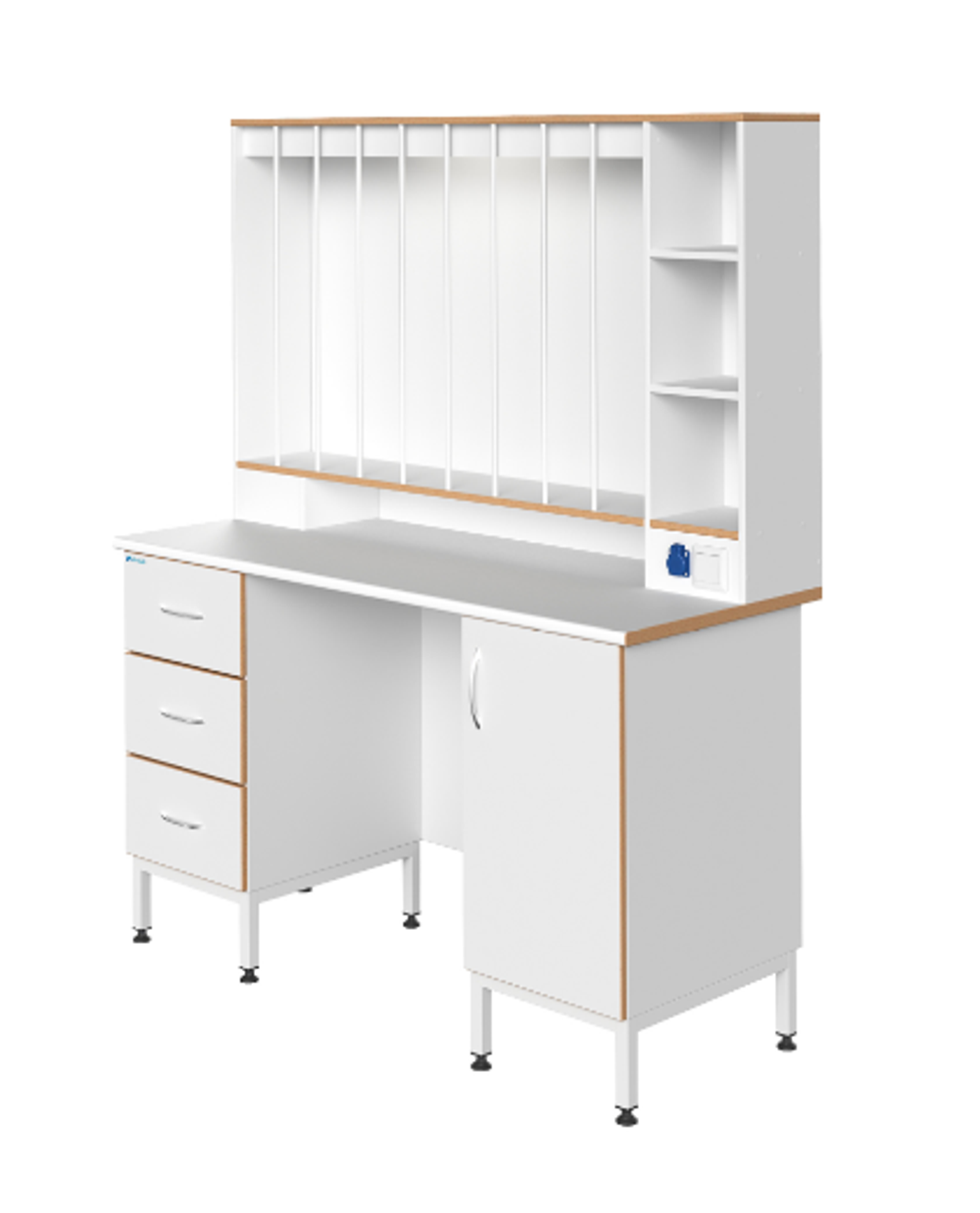 Стол для титрования с рабочей поверхностью из ламината