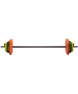 Штанга для бодипампа с разборным грифом BASEFIT BB-711, 20 кг (2 по 1,25, 2,5, 5 кг)
