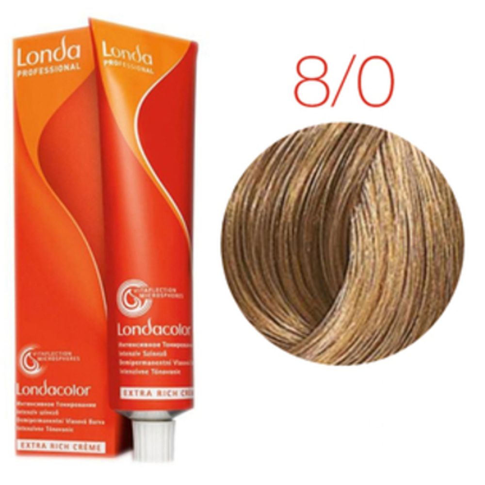 Londa Color инт.тонирование, 8/0 светлый блонд, 60мл