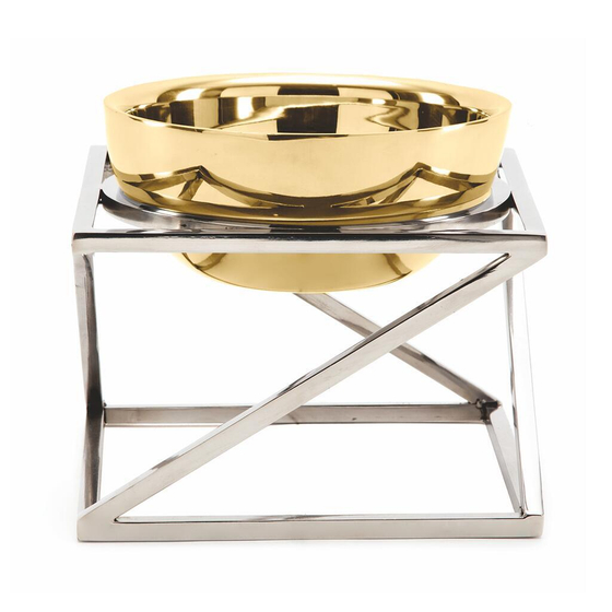 Подставка для выкладки+металлический салатник 23*23*20 см P.L.--Hotelware