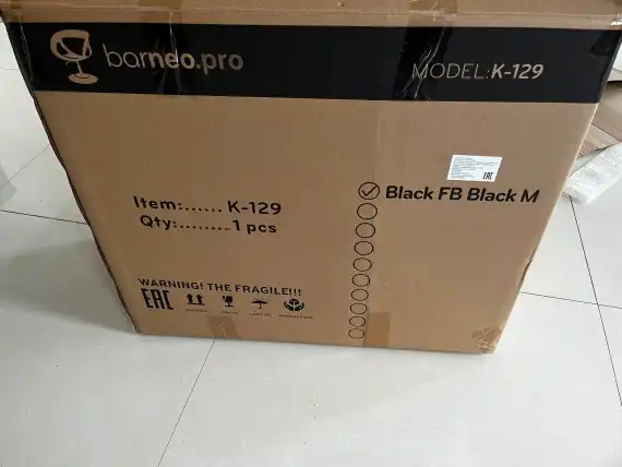 Кресло Barneo K-129 черная сетка