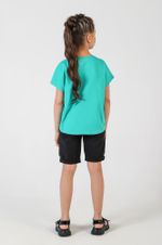 Фуфайка (футболка) для девочки Гретта-1 Виотекс МЕНТОЛОВЫЙ