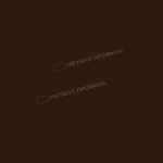 Сайдинг металлический L -Брус ХL Norman MP ПЭ- RALL 8017 Шоколадно-коричневый 0.5мм