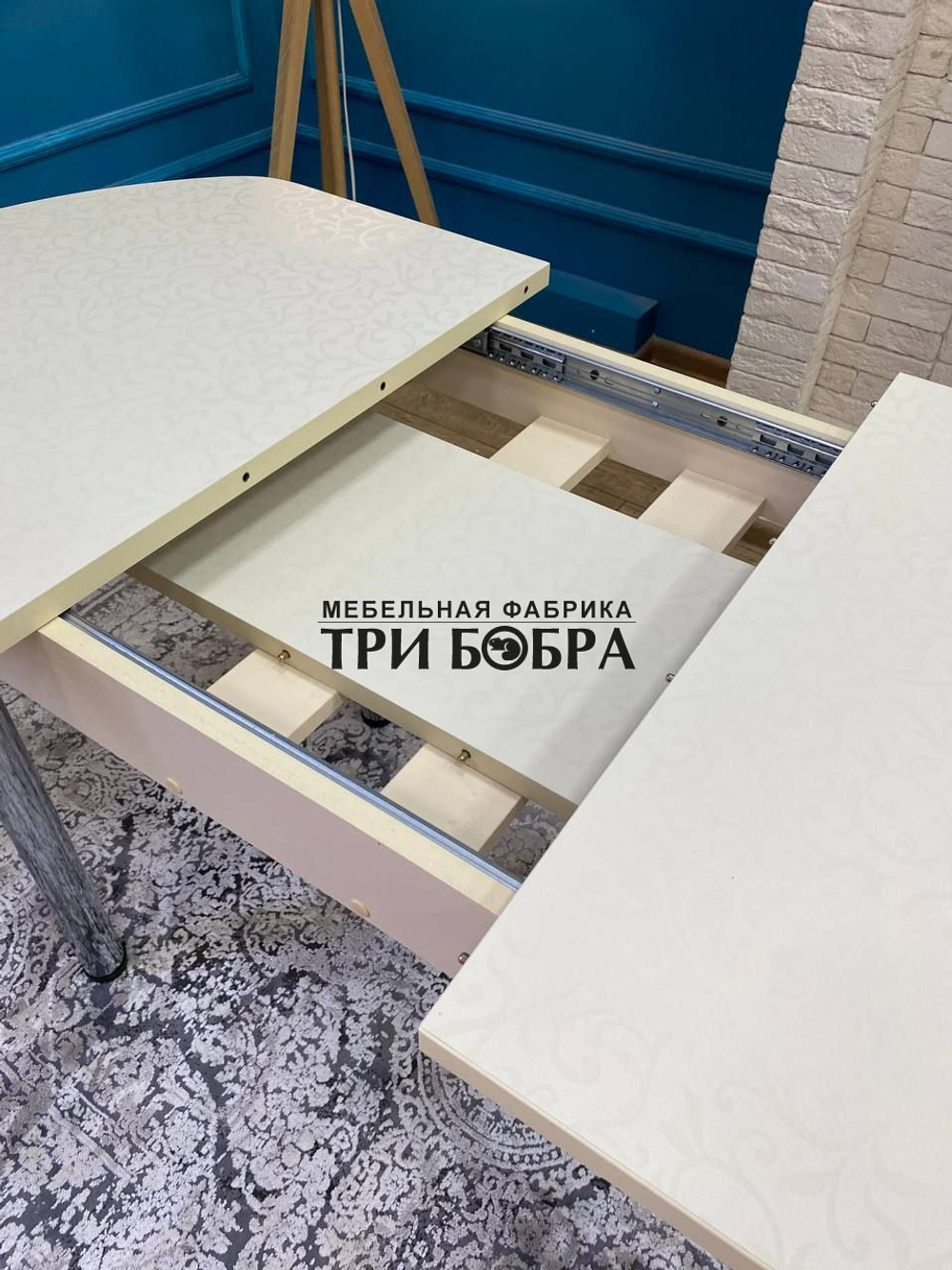 Стол кухонный раздвижной "Ваниль"