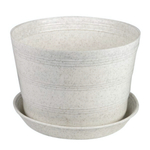 Кашпо "Классик" с поддоном 1,4 л (цвет мраморный)