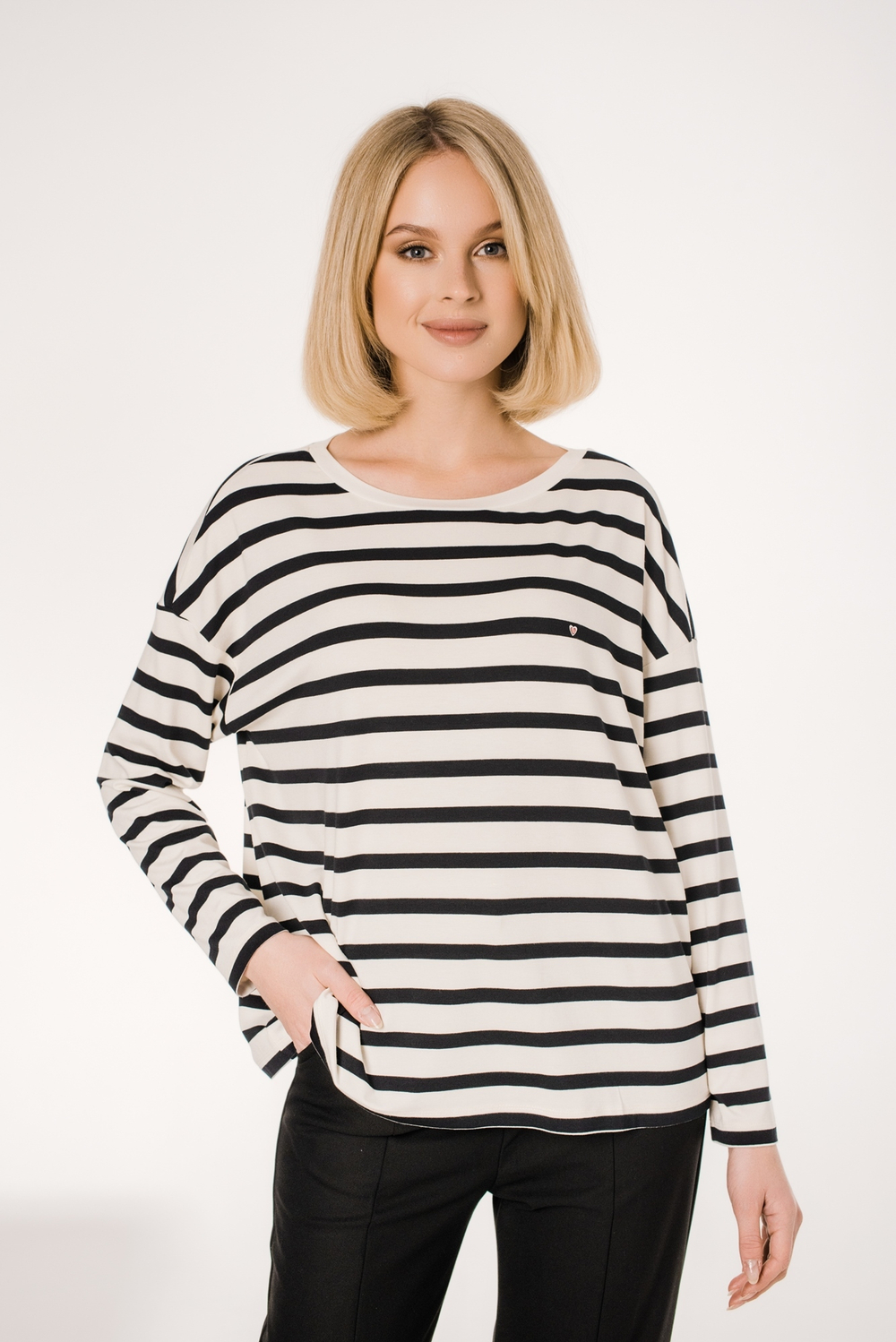 Лонгслив в полоску Тамбовчанка