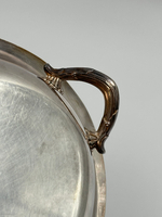 Блюдо посеребренное