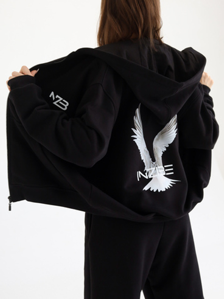 Костюм трикотажный женский Wings, черный