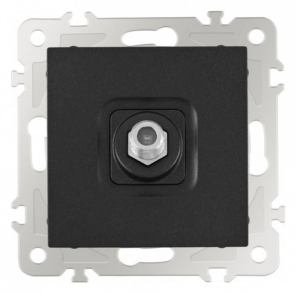 ТВ-розетка без рамки Arte Milano am-206 206.42-1.black