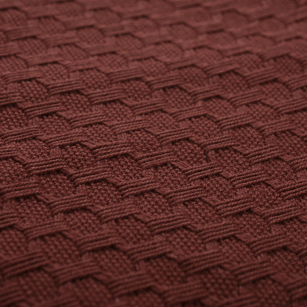Покрывало вафельное 230х250 Tkano Essential бордовое