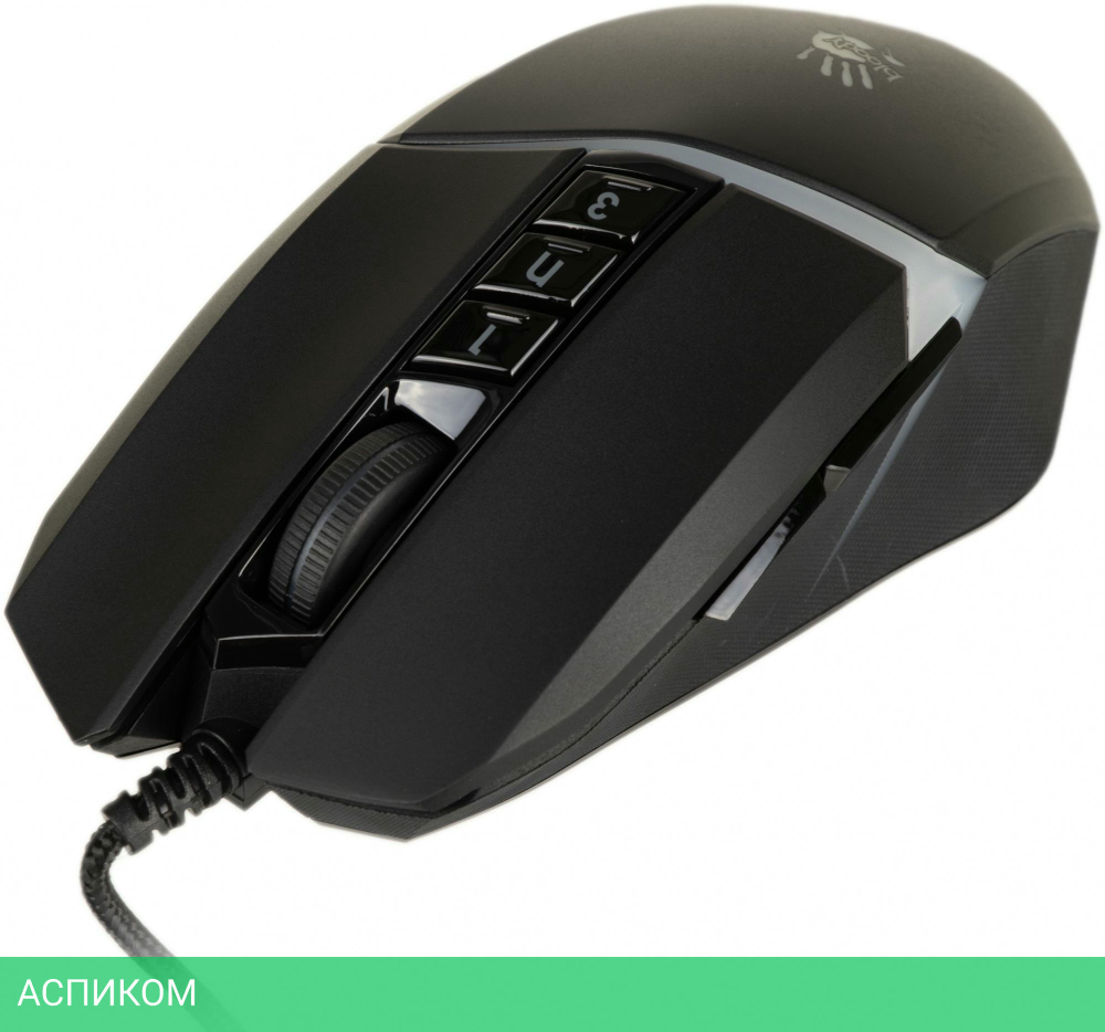 Мышь A4Tech Bloody W60 Max черный