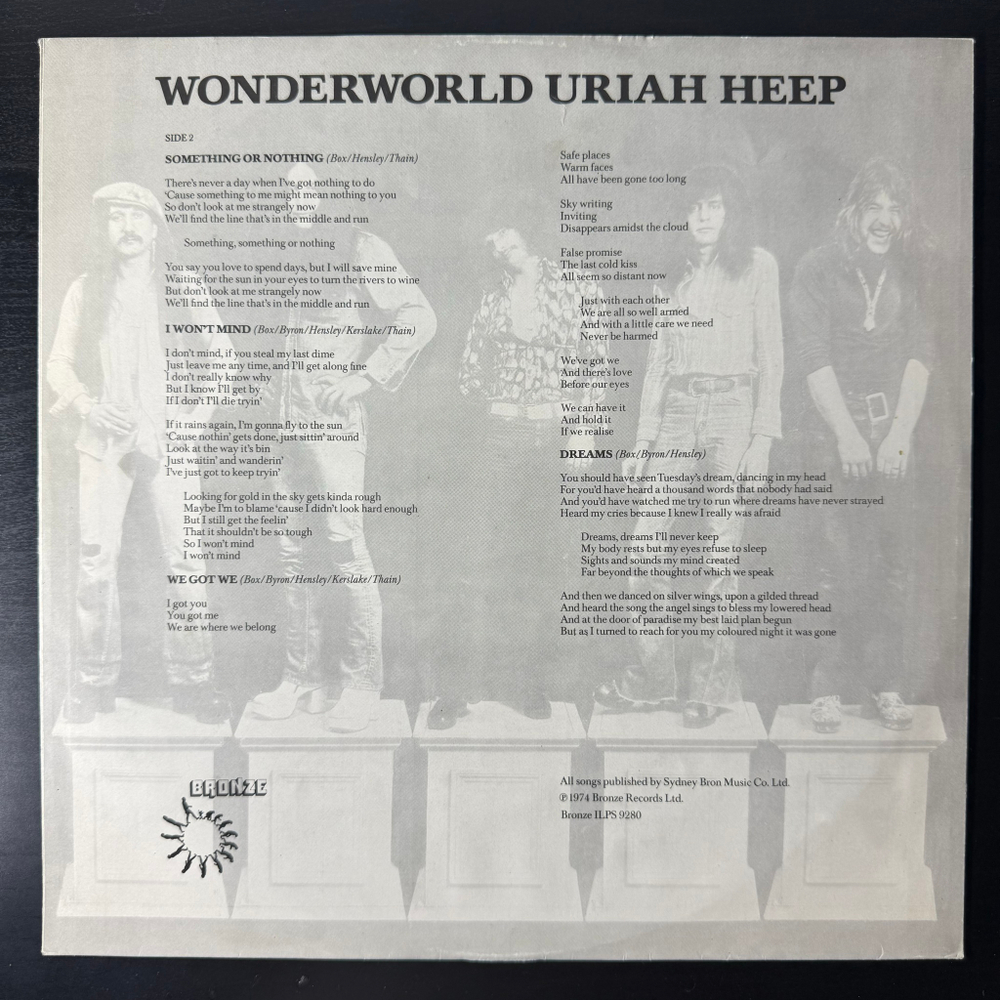 Uriah Heep- Wonderworld (Скандинавия 1974г.)