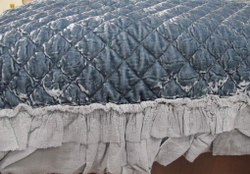 Покрывало-плед 145х200 Opificio Dei Sogni Champagne blu синий