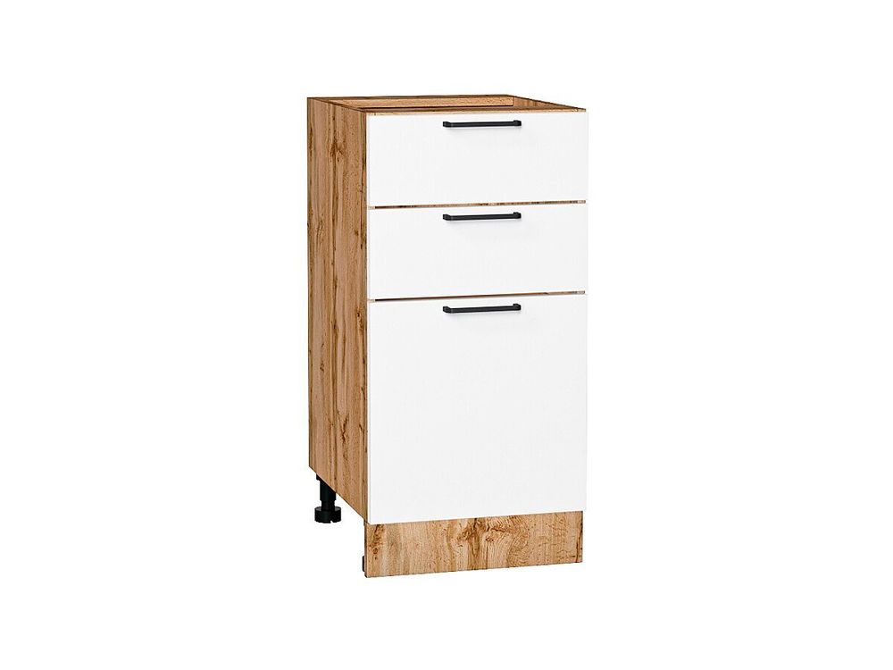 Шкаф нижний с 3-мя ящиками Флэт