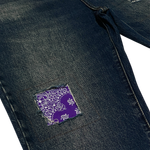 YOONEDE джинсы "DOUBLE BANDANA"