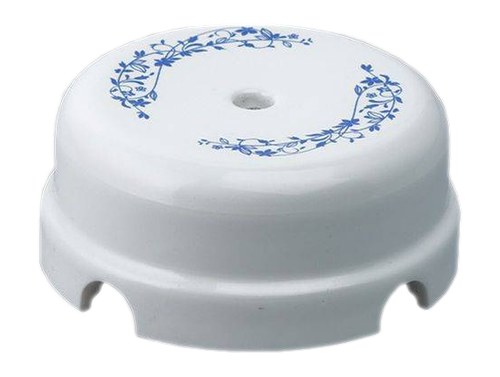 Распаечная коробка декор синий №2 D-78 Retrika RR-090104 / Ø 78 мм