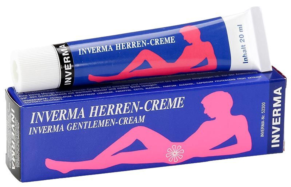 Крем для мужчин Inverma Herren Creme, усиление эрекции, 20 мл