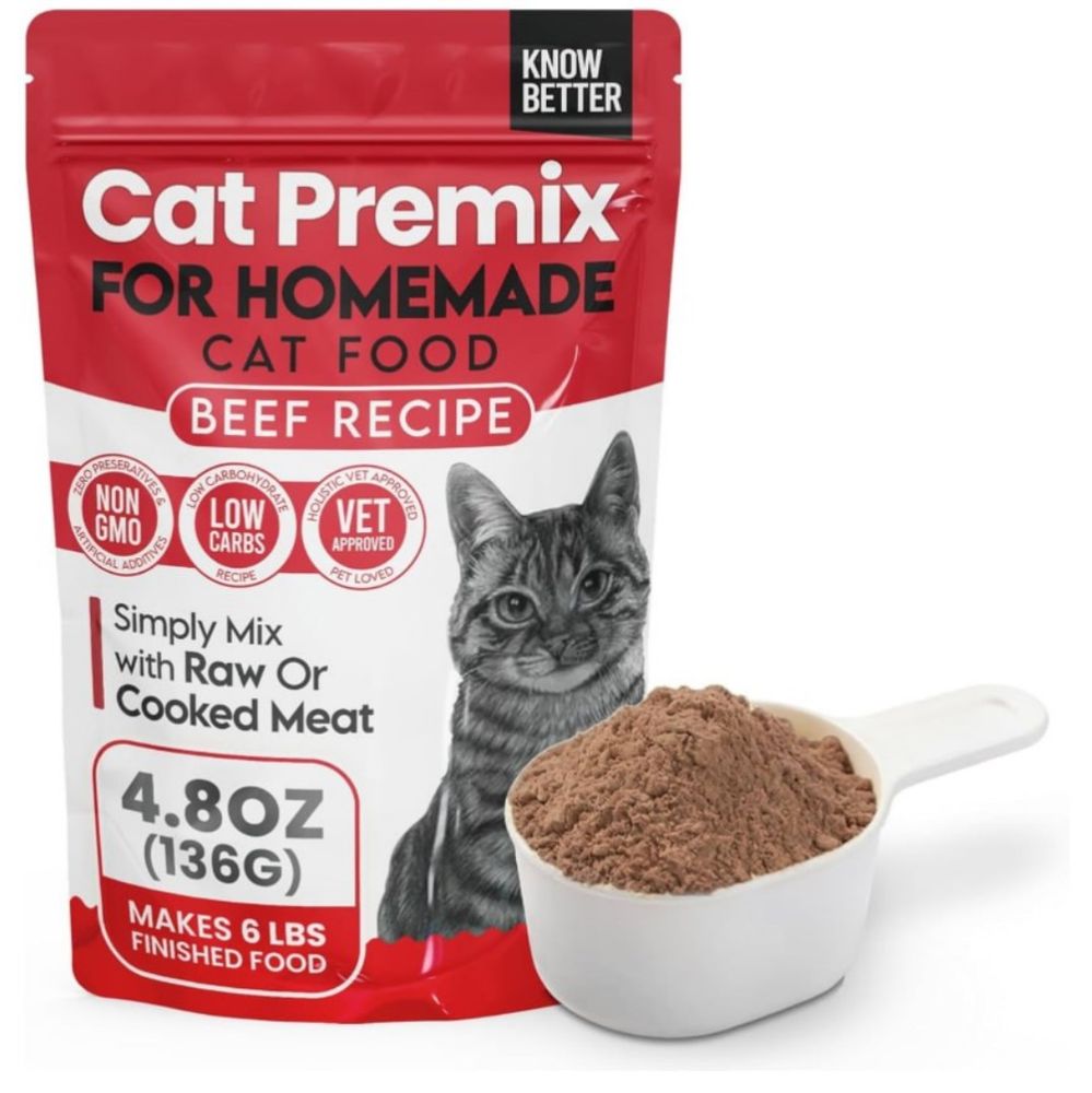Cat Premix for Homemade Cat Food (Beef Recipe) — премикс (смесь витаминов и минералов) со вкусом говядины 136 г