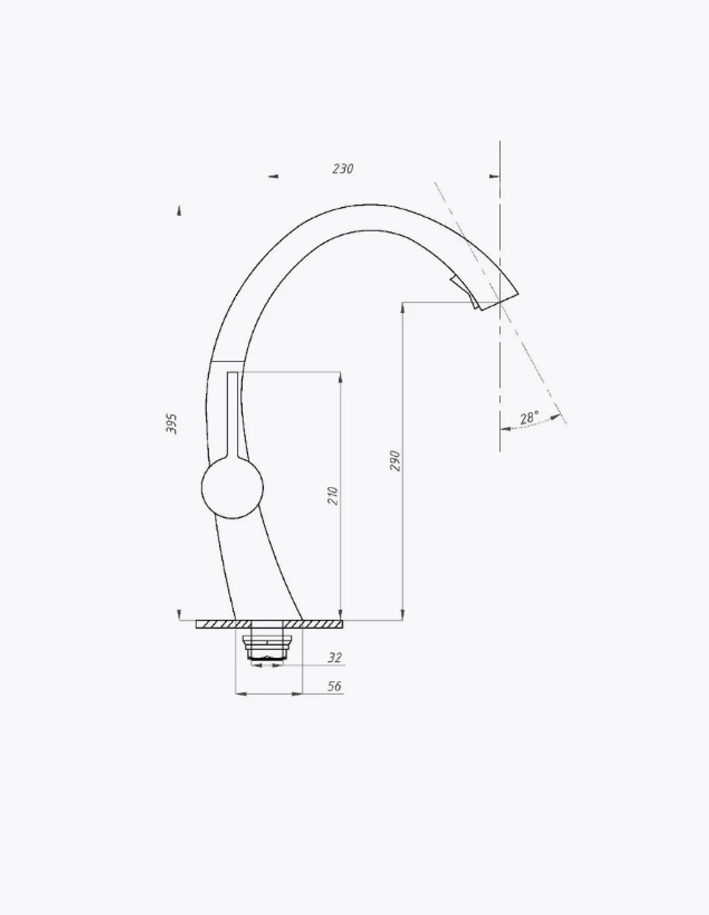 Смеситель для кухни Профсан PSM-301-9 STEEL Черный/бронза