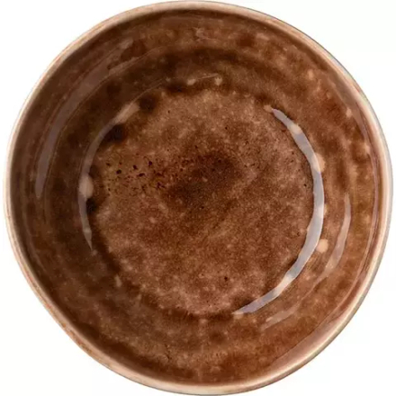 Тарелка глубокая «Маррон Реативо» фарфор 1л D=215,H=70мм коричнев.,бежев