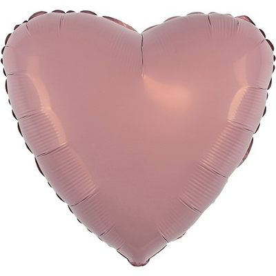 Шар фольга Сердце Пустынная роза, Бохо 48 см УЖЕ с гелием