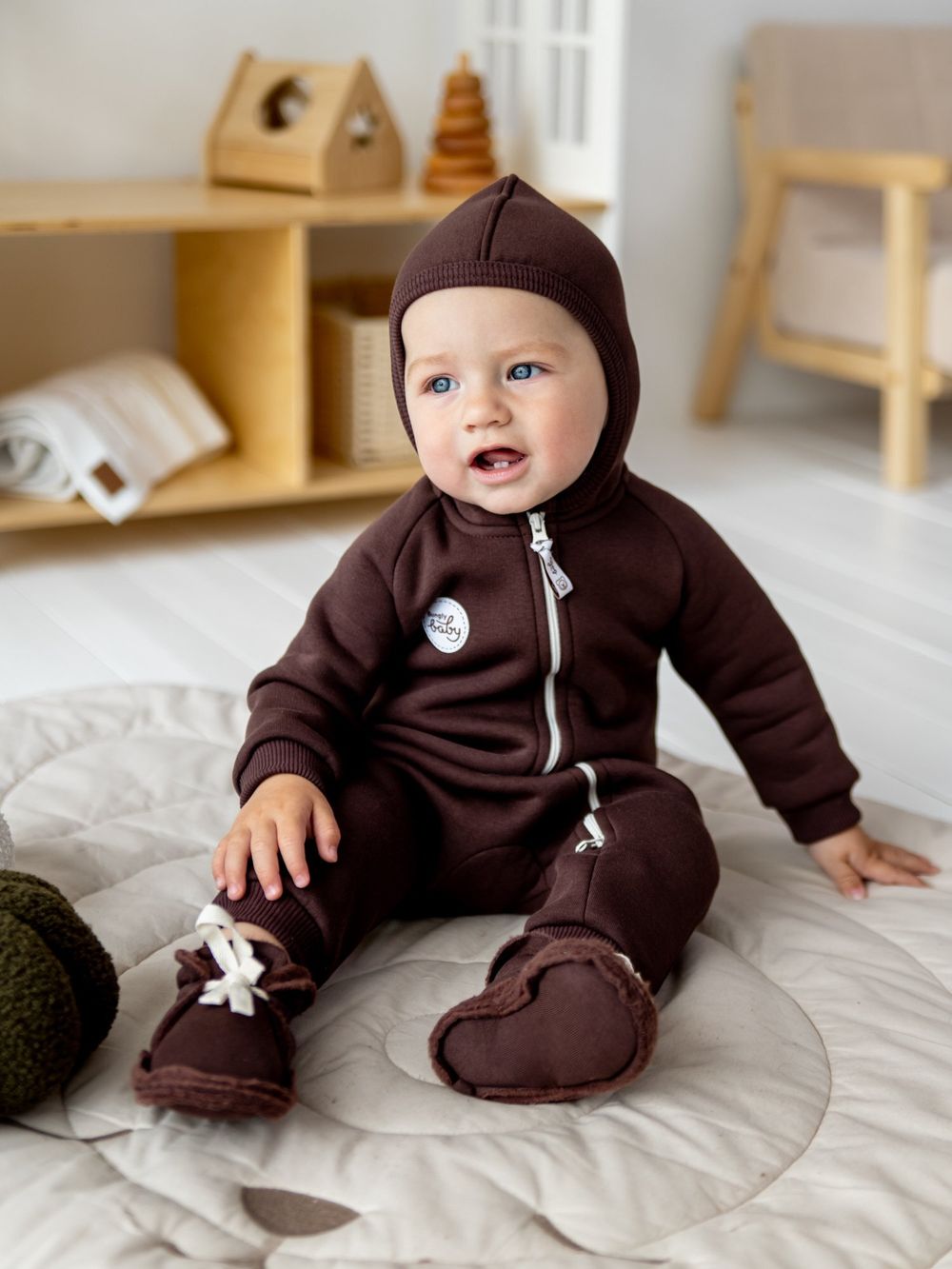 Комбинезон "Шоколад" утепленный 0+