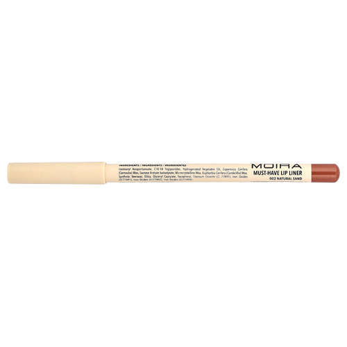 Moira Beauty, карандаш для губ, оттенок 002 натуральный песочный, 1,1 г (0,04 унции)