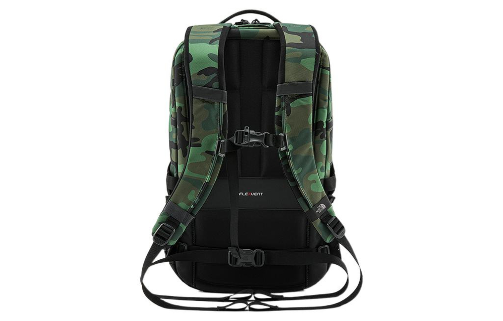 THE NORTH FACE 28L Backpack Outdoor Bag Polyester Army Green Unisex