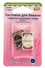 Застёжка для бикини 12мм 465.NK Hemline