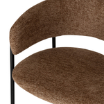 Стул полубарный Bergenson Bjorn Helning, мягкий шенилл, светло-коричневый