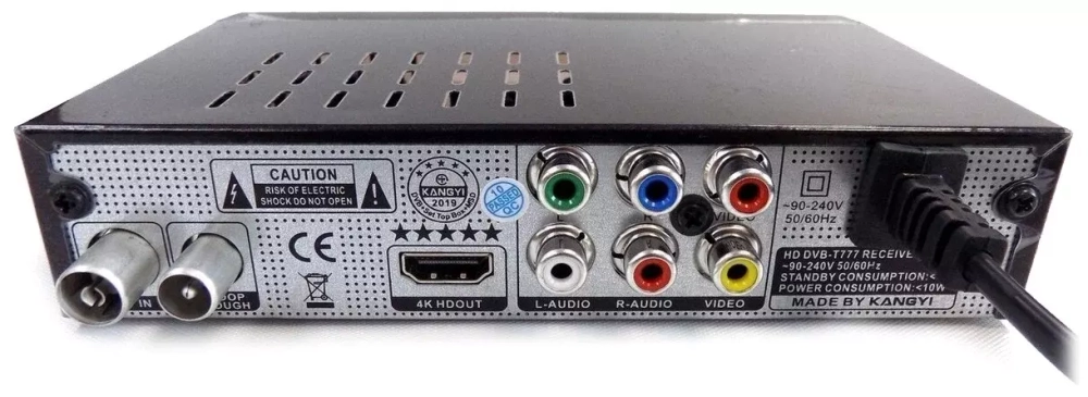 Приставка для цифрового телевидения Openbox DVB-009 металл DVB-T2/C HDMI, 1*USB, RCA, БП встроенный Металл