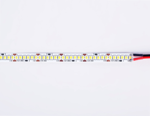 Светодиодная лента GS1403 2835 240Led/ 17W m/ 12V IP20 6500K/ 5000*10*1.2mm/ кратность резки 25mm (2 конт.)