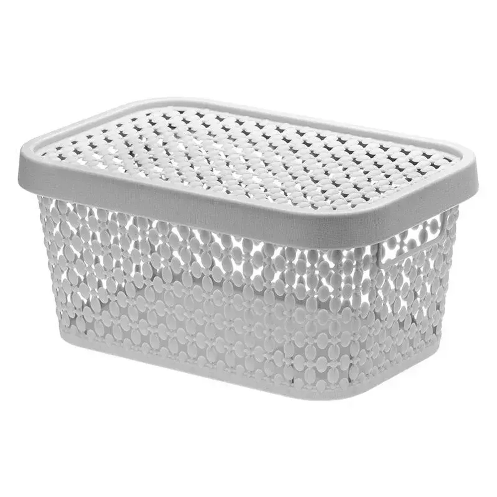 Коробка ПИРУЛА 1,5л с крышкой смоки (комплект 16 шт)