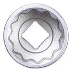 KING TONY (833048S) Головка торцевая стандартная двенадцатигранная 1", дюймовая 1-1/2"