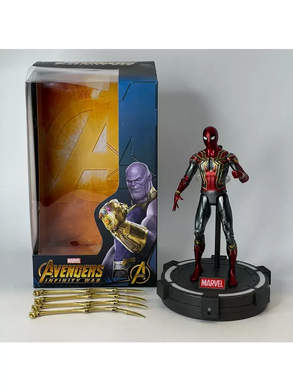 Фигурка Человек Паук Spider Man Марвел ZD Toys 1606-12 свет