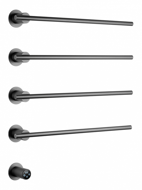 Полотенцесушитель электрический встраиваемый WONZON & WOGHAND DORTMUND, Темный графит (WW-A364-GM)