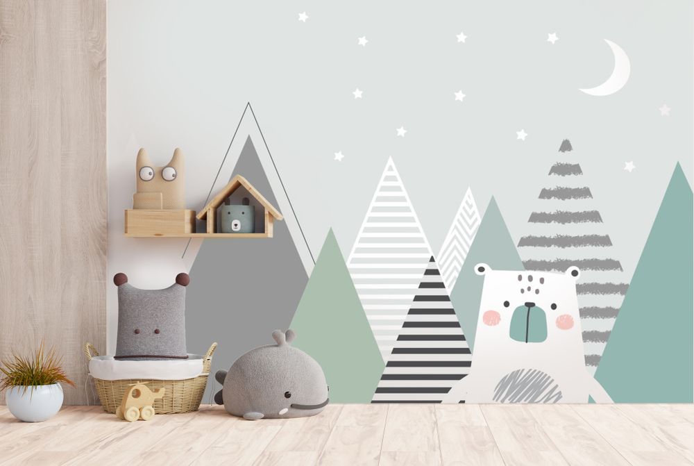 Фотообои для детской горы