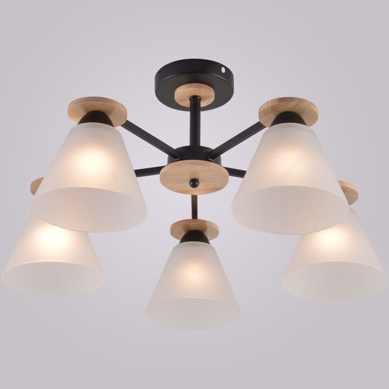 01625-0.3-05 BK+WOOD светильник потолочный