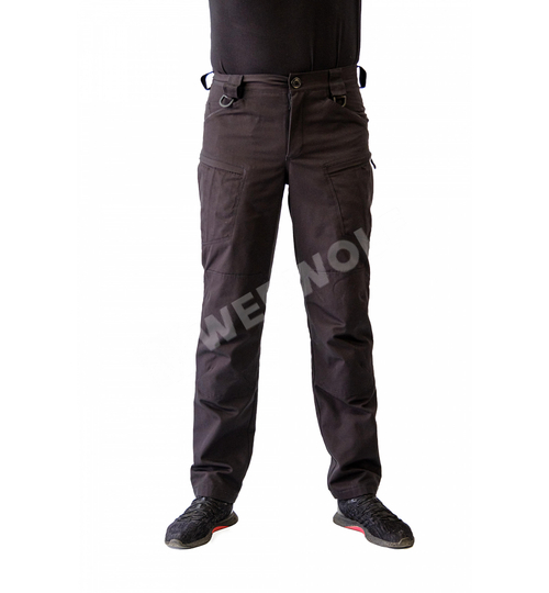 Брюки тактические утепленные "Expert" Канвас цвет чёрный (WOLF)433-002