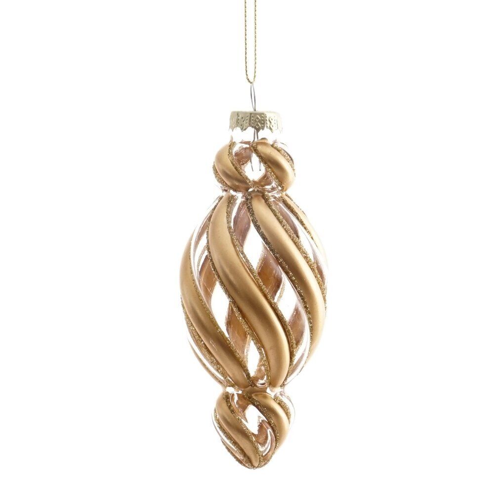 GAEM Украшение новогоднее "Фигурная сосулька", L5,5 W5,5 H13,5 см, 3в.