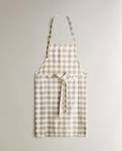 ZARA HOME ФАРТУК С ТКАНЫМ УЗОРОМ, БЕЖЕВЫЙ