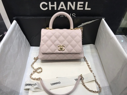 Chane1 Coco Handle Bag 19 cm