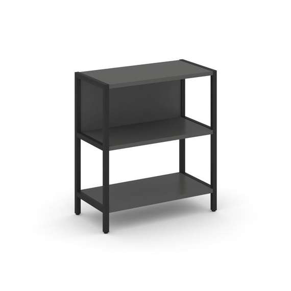 Shelf System Односекционный стеллаж двухярусный SN.STM-211 Антрацит/Металл Черный 810*400*879