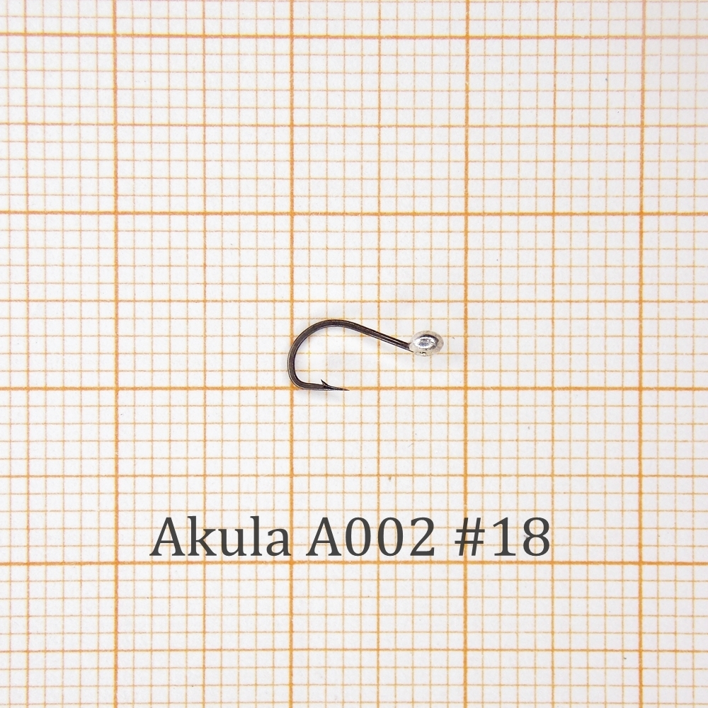 Крючок с напайкой Akula A002 (50 шт/уп)