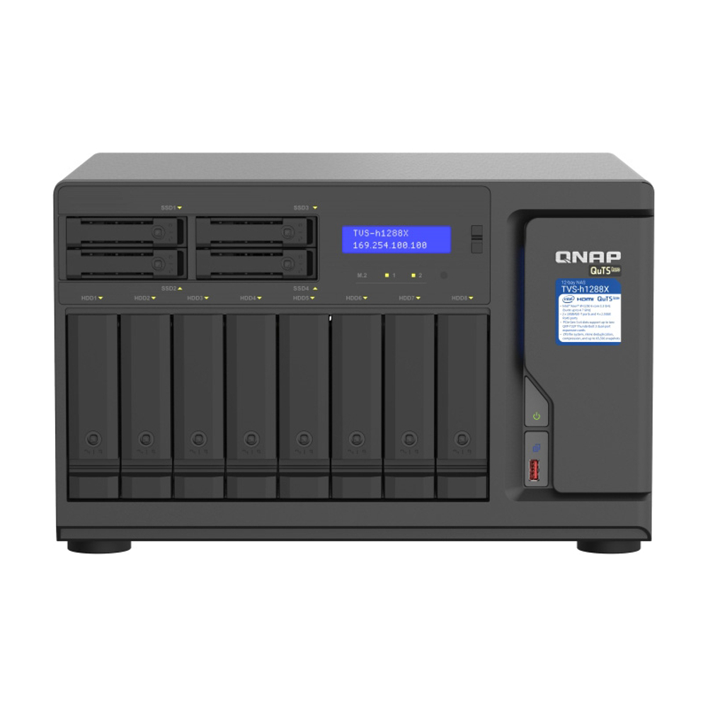 Сетевой накопитель NAS QNAP TVS-h1288X-W1250-16G