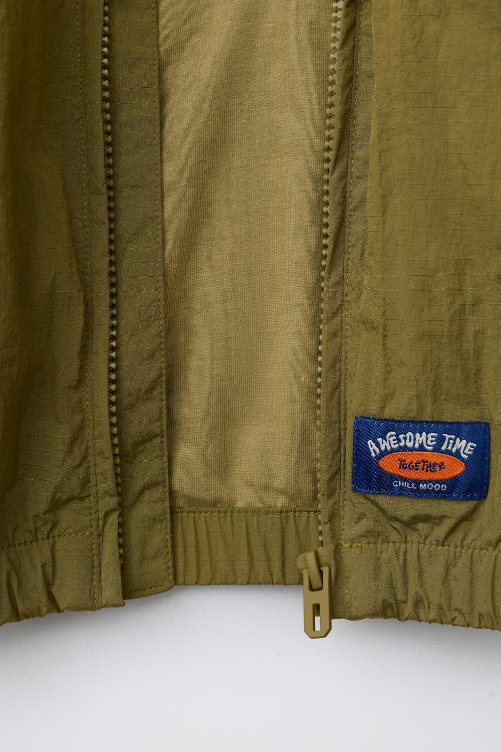 ZARA ЛЕГКИЙ ДОЖДЕВИК WATER REPELLENT, ХАКИ