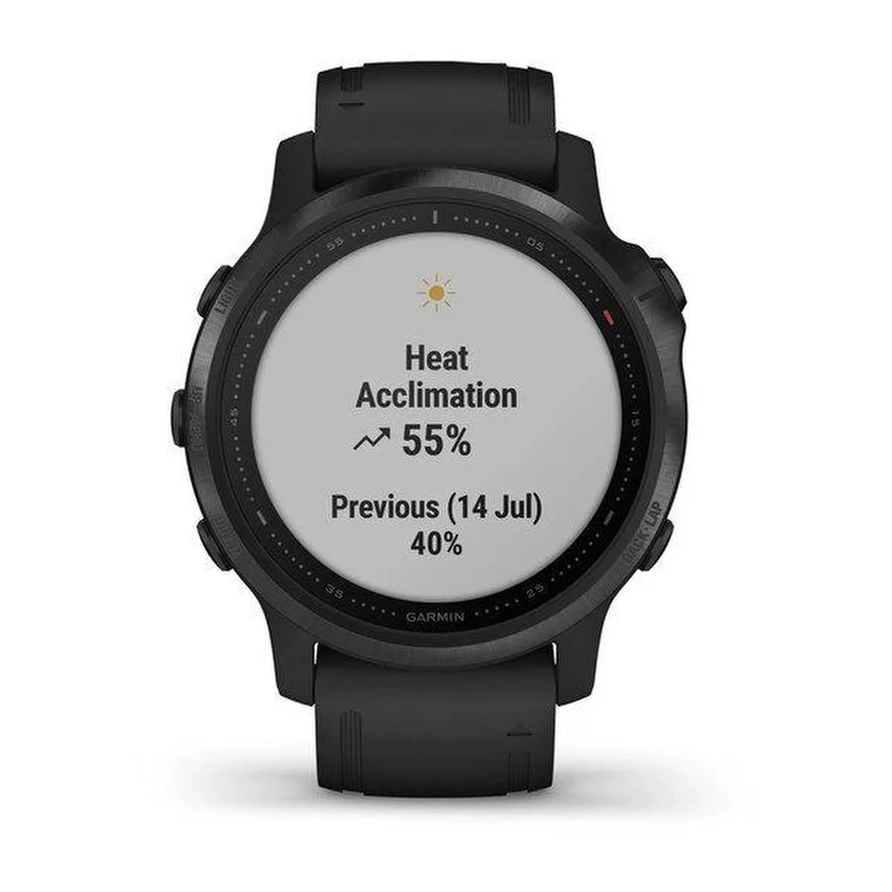Смарт-часы Garmin Fenix 6s Pro, черный, 010-02159-14