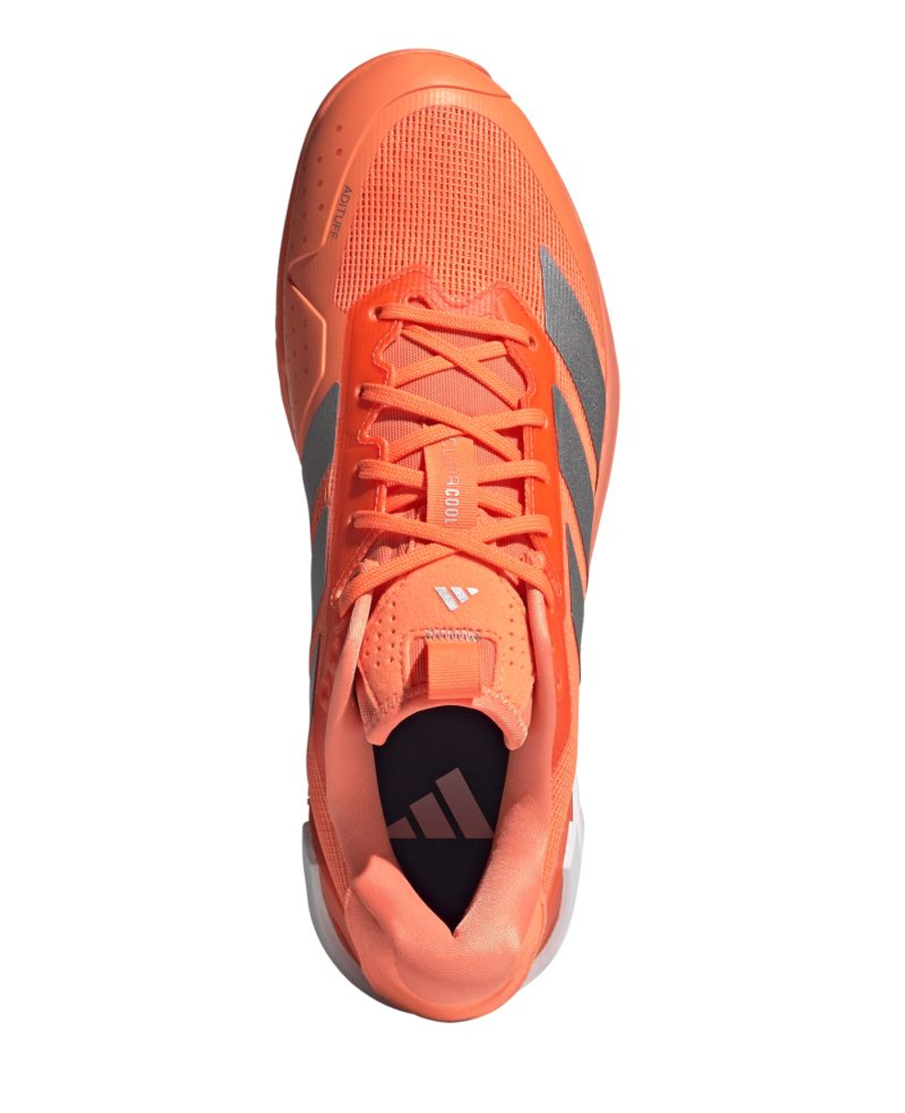 Мужские теннисные кроссовки Adidas Adizero Ubersonic 5 M - lucid orange/silver metallic/core black