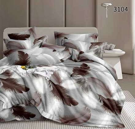 КПБ Евро с простыней на рез. 160х200 БЯЗЬ "БР31"