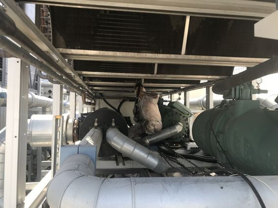 Диагностика параметров работы чиллера (проводится при плановом обслуживании)